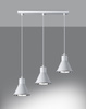 Sollux lampa wisząca Tazila 3 3xES111 biała SL.0988