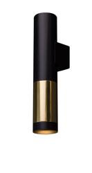 Amplex kinkiet Kavos GU10 czarny/złoty 8358