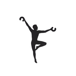 Nowodvorski dekoracyjny uchwyt do przewodu Acrobat czarny 11794