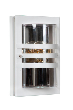 Lucide kinkiet zewnętrzny Privas 1xE27 IP44 biały 14826/01/31