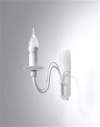 Sollux kinkiet Minerwa E14 biały SL.0216