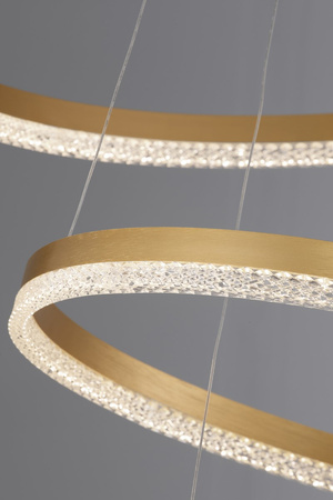 Luces Exclusivas lampa wisząca LED Acacio ściemnialna Ø 80 cm 97W 9453lm 3000K IP20 złota LE43558