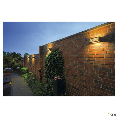 SLV kinkiet zewnętrzny Box-L E27 antracytowy IP54 232495