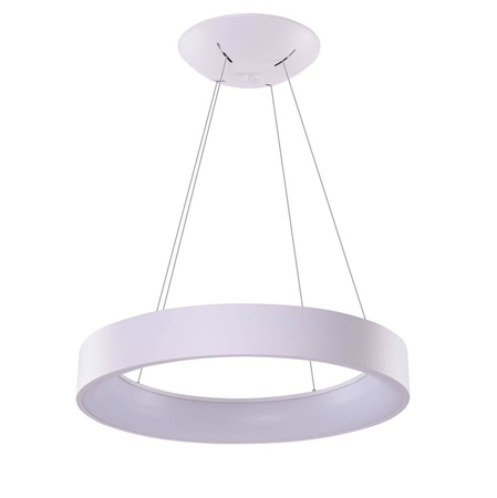 Azzardo SMART lampa wisząca LED Solvent R 110 120W 7680lm 3000/6000K biała Ø120cm AZ3976