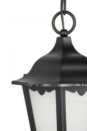 Su-ma lampa wisząca zewnętrzna Retro Classic E27 czarna/patyna IP43 K 1018/1/D