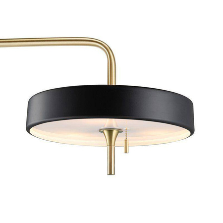 Step Into Design lampa podłogowa Artdeco 3xE14 czarna/złota 162cm MF8872 black