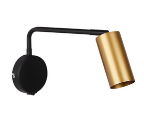 Candellux kinkiet (reflektorek) Tina GU10 czarno/złoty 21-76816