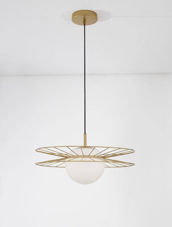 Luces Exclusivas lampa wisząca Morelos Ε27 złota LE42940