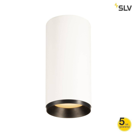 SLV plafon techniczny LED Numinos S 28W 2848lm 2700K 60° ściemnialny Dali biało/czarny 1004608
