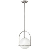 Quintiesse lampa wisząca Somerset E27 nikiel QN-SOMERSET-P-O-BN