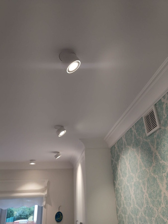 Mistic Lighting plafon techniczny LED Broken In 9W 923lm 3000K 48° DIM (ściemnialny) wpuszczany biały MSTC-05410992