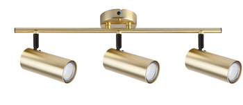 Candellux plafon (reflektorki) Colly 3xGU10 mosiężny 93-01733