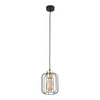 TK Lighting lampa wisząca Galaxy E27 czarno/złota 4714