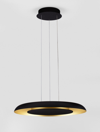 Luces Exclusivas lampa wisząca LED Capinota ściemnialna Ø 60 cm 38W 2100lm 2700-4000K IP20 czarno/złota LE44798