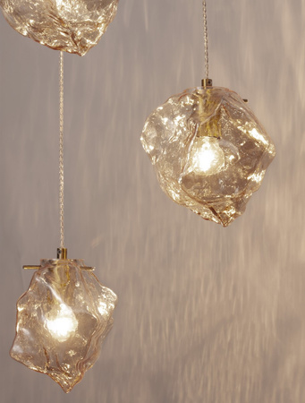 Luces Exclusivas lampa wisząca LED Balun Ø 40 cm E14 3x5W IP20 złota LE43403