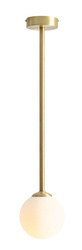Aldex plafon Pinne Medium E14 mosiężny 1080PL_G40_M