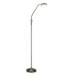 Markslojd lampa podłogowa LED Hudson 6W 450lm 3000K mosiężna 152cm 105582