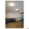 SLV plafon łazienkowy LED Lipsy 21W 2200/2400lm 3000/4000K biały IP44 1002022