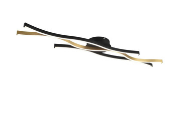 Trio plafon LED Blaze 35W 4300lm 2300/3000/4000K złoty 641210308