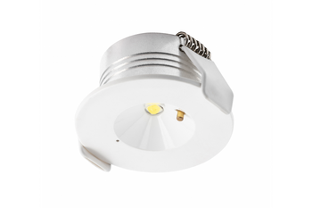 GTV lampa awaryjna LED Omaha-3 jednozadaniowa z przyciskiem TEST 3W 300lm 6400K IP20 biała LD-OMAH33-00