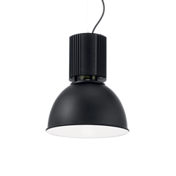 Ideal Lux lampa wisząca Hangar E27 czarna 100333