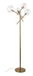 Maxlight lampa podłogowa Lollipop 4xG9 mosiężna 155cm F0042