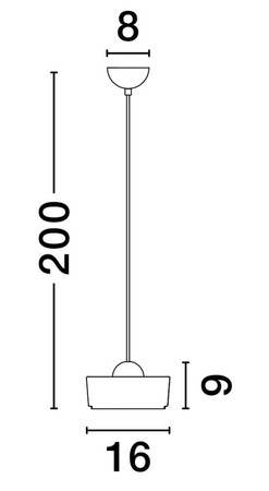 Luces Exclusivas lampa wisząca LED Espinar Ø 16 cm 6W 394lm 3000K IP20 złota LE44497