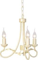 Elstead żyrandol / lampa wisząca Olivia 3xE14 kość słoniowa/złota OV3-IVORY-GOLD