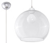Sollux lampa wisząca Ball E27 transparentna SL.0248