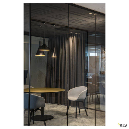 SLV lampa wisząca Phelia E27 czarna 1002949