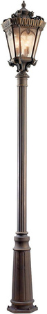 Elstead latarnia 3xE14 szaro/brązowa 295cm IP44 KL-TOURNAI-5XL