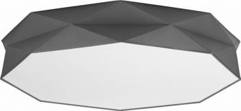 TK Lighting plafon Kantoor 6xE27 grafitowy 4223