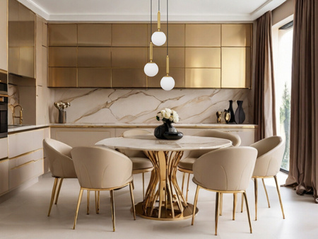 Luces Exclusivas lampa wisząca LED Agro Ø 15 cm E27 1x12W IP20 złota LE43222