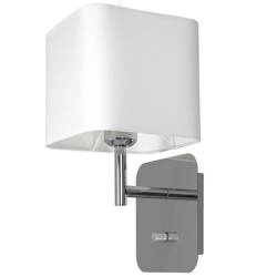 Milagro kinkiet Napoli E27 biały/chrom ML6359