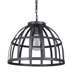 Italux lampa wisząca Calera E27 srebro antyczne PND-4114-40-1