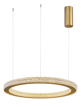 Luces Exclusivas lampa wisząca LED Montt 60W 3530lm 3000K mosiężna LE41698