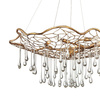 Quintiesse lampa wisząca Laguna 6xE14 złota QN-LAGUNA-6P
