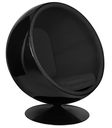 King Home Fotel BALL BLACK czarny JH-066.BLACK.BL