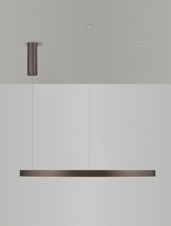 Luces Exclusivas lampa wisząca LED Bari ściemnialna Ø 98 cm 106W 4899lm 3000K IP20 brązowa LE44320