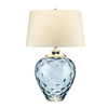 Quintiesse lampka biurkowa Samara 2xE27 + GU10 szaro/niebieska Ø51cm QN-SAMARA-TL-LRG-BLU