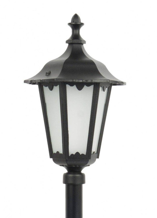 Su-ma lampa stojąca zewnętrzna Retro Midi E27 czarna/patyna 76cm IP43 K 5002/3/M