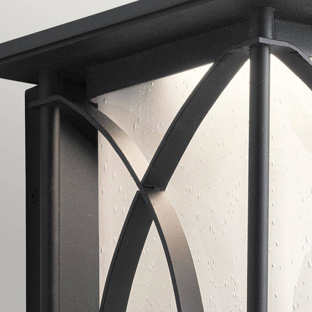 Quintiesse kinkiet zewnętrzny Ashbern E27 czarny IP44 QN-ASHBERN-L