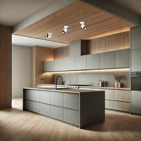 Luces Exclusivas lampa sufitowa LED Yapacani GU10 1x10W IP20 biało/czarna LE44972