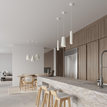 Sollux lampa wisząca Pavlus E27 biała SL.0844