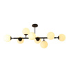 Light Prestige plafon Dorado 8xE14 czarno/biała LP-002/8P BK