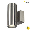 SLV kinkiet zewnętrzny Astina Steel 2xGU10 stalowy IP44 233302