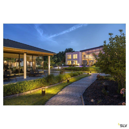 SLV lampa stojąca zewnętrzna LED Rusty 70 Square 9W 90lm 3000K rdzawa 71cm IP55 233437