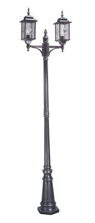 Elstead latarnia 2xE27 czarno/srebrna 228,5cm IP43 WX8