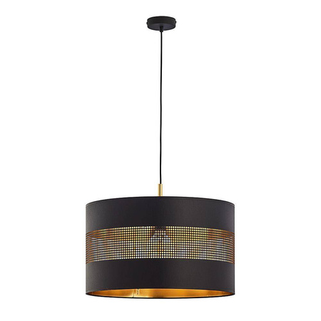 TK Lighting lampa wisząca Tago Black E27 czarno/złota 3211