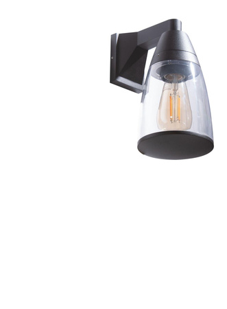 Azzardo kinkiet zewnętrzny Rasmus Wall E27 czarny IP65 AZ4482